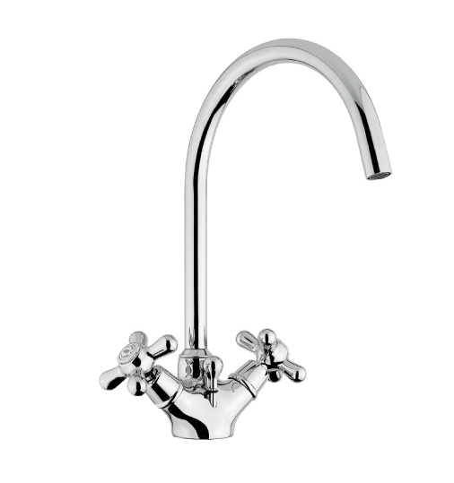 Waschbeckenarmaturen Retro/Vintage Serie Old Chrom von Bugnatese von Bugnatese