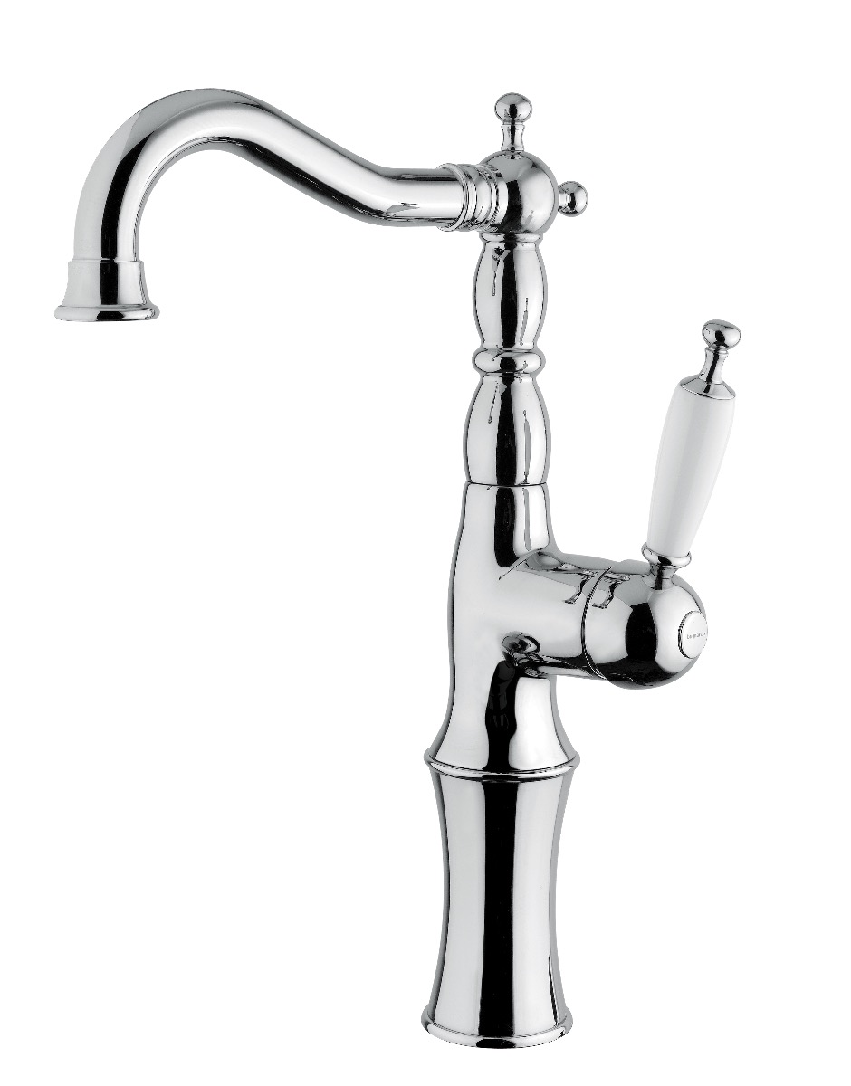 Waschbeckenarmaturen Retro/Vintage Serie Oxford Chrom von Bugnatese von Bugnatese