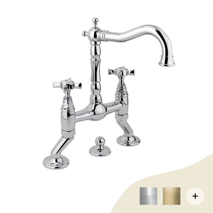 Waschbeckenarmaturen Retro/Vintage Serie Princeton von Bugnatese Waschbeckenarmaturen Retro/Vintage Serie Princeton von Bugnatese von Bugnatese