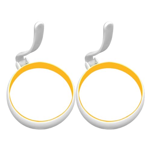 Eierringe, Effiziente Mahlzeitenvorbereitung, 10,2 X 10,2 X 2,5 Cm, Runde Silikon -gebratene Eierringformen, Hamburger -Patty Maker, Mühelose Lebensmittelfreisetzung Für Den Gebrauch Von Hauskochern Eierringe, Effiziente Mahlzeitenvorbereitung, 10,2 X 10,2 X 2,5 Cm, Runde Silikon -gebratene Eierringformen, Hamburger -Patty Maker, Mühelose Lebensmittelfreisetzung Für Den Gebrauch Von Hauskochern von Buhygn