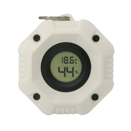 Hygrometergehäuse Im Freien, Digitales Hygrometer-Thermometer, Temperaturfeuchtigkeitsmessgerät Mit Kompaktem Und Leichtem Design, Du-Al-Funktionsanzeige, 7,4x7.9x3 Cm, Für Garten, Wandern, Camping, R Hygrometergehäuse Im Freien, Digitales Hygrometer-Thermometer, Temperaturfeuchtigkeitsmessgerät Mit Kompaktem Und Leichtem Design, Du-Al-Funktionsanzeige, 7,4x7.9x3 Cm, Für Garten, Wandern, Camping, R von Buhygn