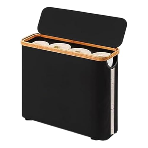 Toilettenrollenlager, Wasserdicht Und Tragbar, 17,7 X 5,9 X 13,8 Zoll, Schwarzer Badgewebekorb, TOI -Leten Toilettenrollenlager, Wasserdicht Und Tragbar, 17,7 X 5,9 X 13,8 Zoll, Schwarzer Badgewebekorb, TOI -Leten von Buhygn
