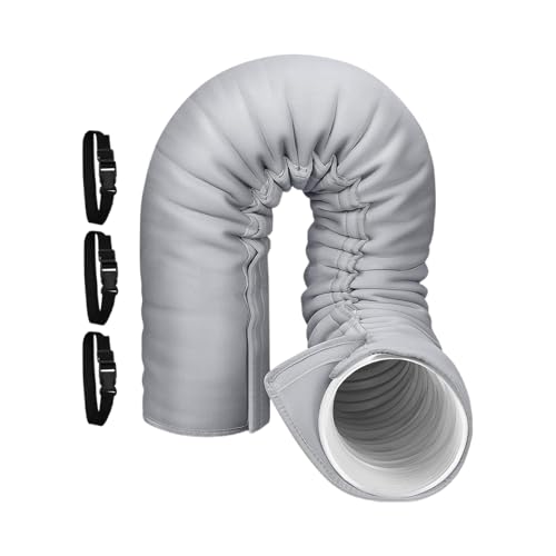 Tragbare AC -Schlauchdämmhülse, Schlauchdämmung, Klimaanlagenverpackung Mit Energieeinsparung, Flexibel Und Tragbar, 153 X 35 X 0,5 Cm, Für Hotel, Wohnheim, Hauswirkungsgrad von Buhygn