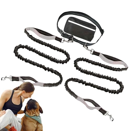 Reflective Dog Tie Out Cable, Heavy Duty Recall Training Leads, Long Strong Doggy Lead with Storage Bag, for Medium Large Dogs Running and Outdoor Use, 0.98x46.46x66.14 inches von Buhyujkm