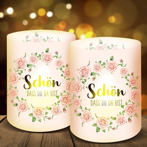 12 Stück Windlicht Tischdeko, Schön Das Du Da Bist, Blume Geburtstag Junge Mädchen, Erstkommunion Deko Junge Mädchen, Windlichter Taufe Kommunion Tischdeko Geeignet für Teelichter oder Kerzen 12 Stück Windlicht Tischdeko, Schön Das Du Da Bist, Blume Geburtstag Junge Mädchen, Erstkommunion Deko Junge Mädchen, Windlichter Taufe Kommunion Tischdeko Geeignet für Teelichter oder Kerzen von Buikiil
