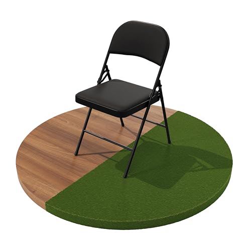Build Rapido Klappstuhl - Gepolsterter Metallstuhl mit gepolsterter Sitzfläche, klappbarer Stahlrahmen - Indoor Outdoor Gästesitz (Schwarz) von Build Rapido