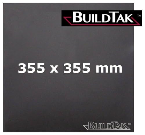 BuildTak Druckbettbeschichtung Original 3D Printing Surface - Black 355 x 355mm BT355X355 von BuildTak