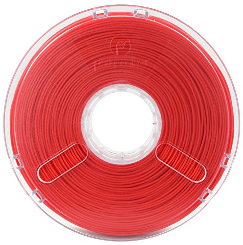 Buildtak PM70157 Polymaker PolyMax Nano PLA Filament mit Jamfree Technology, verstärkt, 0,75 kg Spool, 2,85 mm Durchmesser Echte Rot von BuildTak