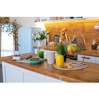 Customizable Wooden Kitchen Worktop - Durable Island, Handcrafted, Rustic Wood Counter Solid Countertop von WoodYouAdore