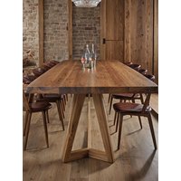 Rustic Solid Wood Dining Table - Handcrafted Office & Conference Farmhouse Modern von WoodYouAdore