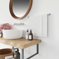 Unique Vanity Top - Solid Oak Custom Bathroom Furniture Natural Wood Edge Design Personalized Sink Counter von WoodYouAdore