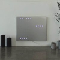 Build-Yours Bausatz Wordclock Jupiter Plain Gray - Bau Dir Deine Wortuhr Wanduhr Zum Bauen & Basteln von BuildYours