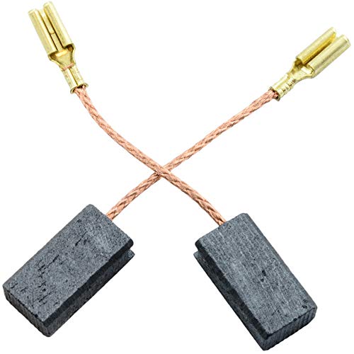 Kohlebürsten für AEG OF450 Staubsauger - 5x8x15mm - 2.0x3.1x5.9'' - Mit automatische Abschaltung von Buildalot