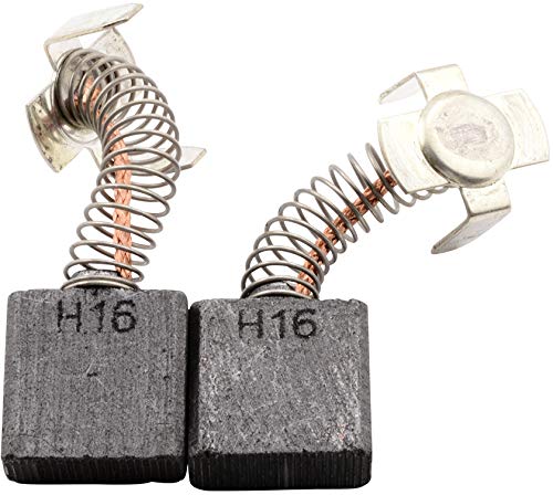 Kohlebürsten für HITACHI PSU-7 Säge - 7x17x17mm - 2.8x6.7x6.7'' - Mit automatische Abschaltung von Buildalot