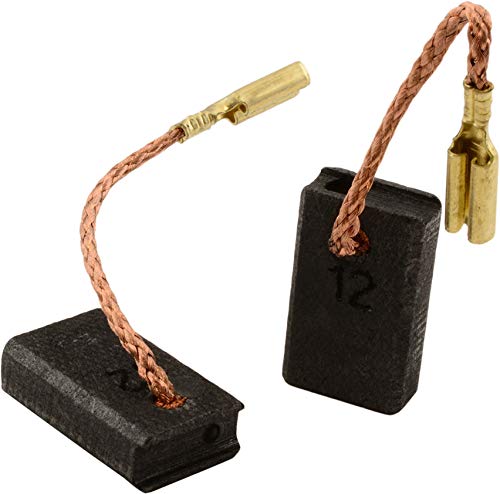 Kohlebürsten kompatibel mit Metabo WE 9-125 QUICK Schleifer - 5x10x16mm - 2.0x3.9x6.3'' - Mit automatische Abschaltung von Buildalot