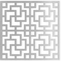 Metall Azteken Design Laubsägearbeit Panel - Mandala Wandkunst Für Heimdekor, Wandpaneele, Overlays, Gitter, Sichtschutz & Hofdekoration von Buildeez
