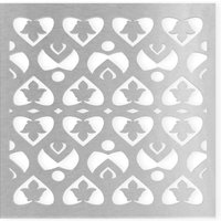 Metall Wand Kunst Blatt Gitter - Mandala Für Wohnkultur, Panels, Overlays, Gitter, Sichtschutz & Yard Decor von Buildeez