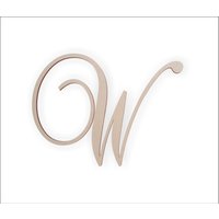 Monogramm Buchstabe W Schreibschrift Aus Holz | Unvollendet, Verschiedene Größen Monogramm Buchstabe W Schreibschrift Aus Holz | Unvollendet, Verschiedene Größen von Buildeez