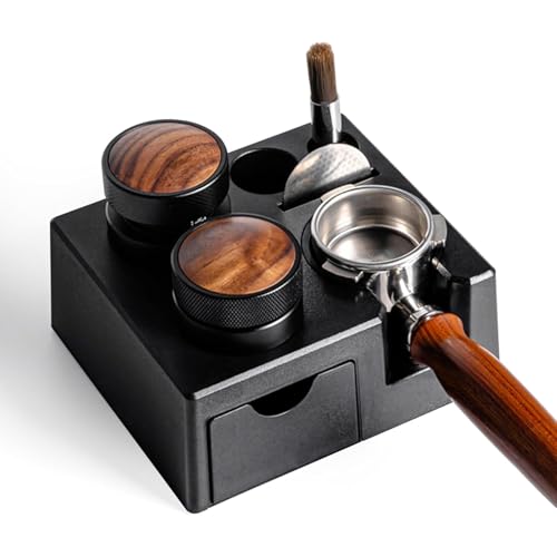 Builrand 51-54mm/58mm Tamper Station für Barista Universal Coffee Tamper Station Espresso Tamperstation für Espressomaschine Barista Zubehör Koffee Tamping Ständer Kaffee Tamping Station von Builrand