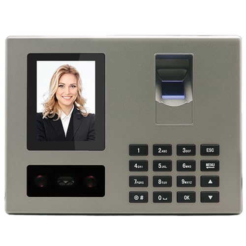 Time Clocks for Employees Small Business, Face + Fingerprint + PIN, Clock In and Out Machine for Employees, Clock In Clock Out Machine Supporting Shift Schedules No Monthly Fee No Software Required Time Clocks for Employees Small Business, Face + Fingerprint + PIN, Clock In and Out Machine for Employees, Clock In Clock Out Machine Supporting Shift Schedules No Monthly Fee No Software Required von Builrand