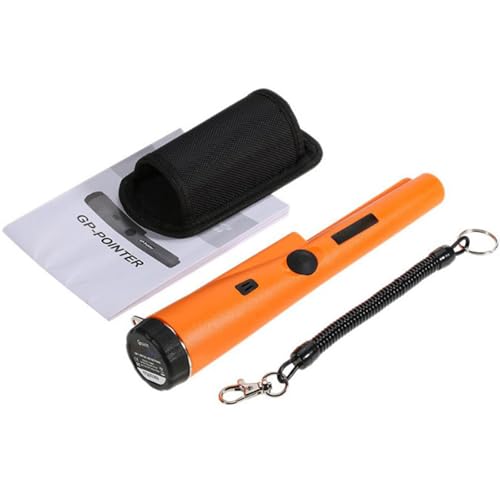 Buithafu Professioneller Metalldetektor Pinpointer mit Scan& IP66 Teilwasserfest – LED/Vibration/Alarm für präzise Ortung von Münzen, Schmuck& Gold – Leicht& tragbare Schatzsuche von Buithafu
