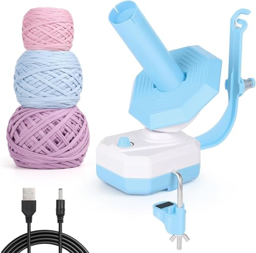 Elektrische Garnwickler, Garnwickler Zum Häkeln Garnspinner Yarn Wool Windering Machine (Blue) für Haushalt und industrielle Nähmaschinen,10oz Upgraded Yarn Cake Winder Automatic Elektrische Garnwickler, Garnwickler Zum Häkeln Garnspinner Yarn Wool Windering Machine (Blue) für Haushalt und industrielle Nähmaschinen,10oz Upgraded Yarn Cake Winder Automatic von Buithafu