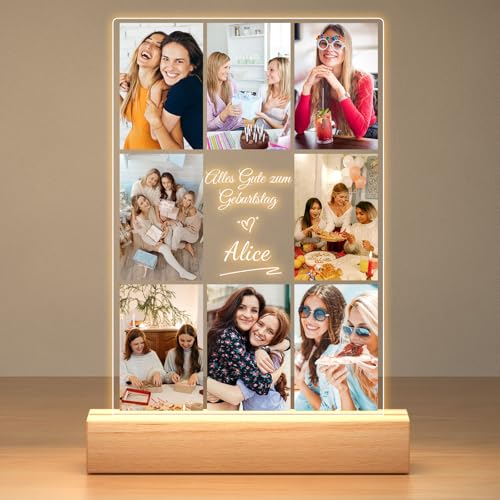 Personalisierte Geburtstagsgeschenk für Frauen & Männer, Personalisierte Bilderrahmen mit Foto, Personalisierte Foto Bilderrahmen mit Licht, Personalisiertes Geschenke für Frauen und Beste Freundin Personalisierte Geburtstagsgeschenk für Frauen & Männer, Personalisierte Bilderrahmen mit Foto, Personalisierte Foto Bilderrahmen mit Licht, Personalisiertes Geschenke für Frauen und Beste Freundin von Bulaient