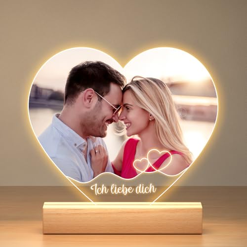 Personalisierte Geschenke für Frauen & Männer, Personalisierte Bilderrahmen mit Foto, Personalisierte Bilderrahmen mit Licht, Personalisierte Foto Geschenke für Ihn Sie Freundin Freund Paar Couple Personalisierte Geschenke für Frauen & Männer, Personalisierte Bilderrahmen mit Foto, Personalisierte Bilderrahmen mit Licht, Personalisierte Foto Geschenke für Ihn Sie Freundin Freund Paar Couple von Bulaient