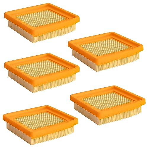 Bularie Ersatz 4180 141 0300 Filter kompatibel mit Stihl KM91R KM111R KM131 FS91 Rasentrimmer – Reinigungselement für Stihl Freischneider Rasenmäher Ersatz 4180 141 0300B – 5 Stück von Bularie