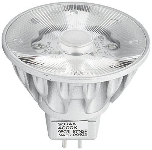 Soraa Vollspektrum LED, GU 5.3, 7,5 Watt, 10°, 4000 Kelvin. SM16-07-10D-940-03 von SORAA