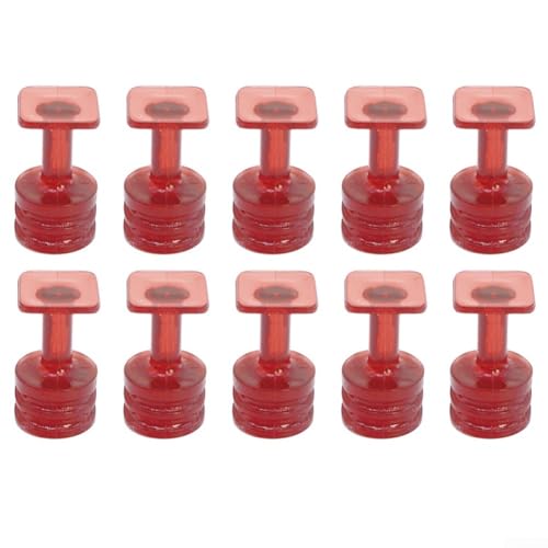 10 Pack Film Dent Repair Tools with Plastic Gaskets for Automotive Paint Dent Removal and Repair Suitable for Various Vehicles (Red) von Bulevisiter