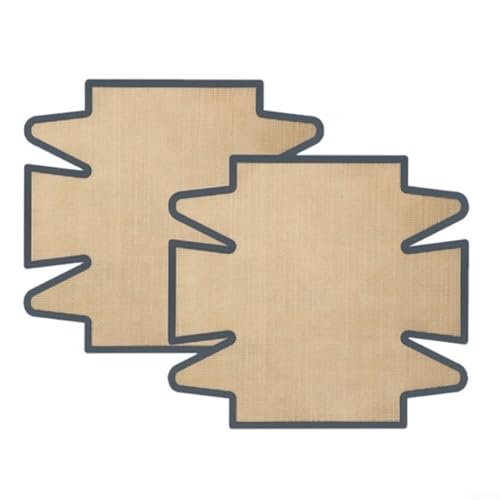 2 Stück Silikon-Antihaft-Brotbackformen mit Teigübertragungsgriffen, hitzebeständige Backmatten für sicheres und effizientes Backen, geeignet für Standard-Brotpfannen 2 Stück Silikon-Antihaft-Brotbackformen mit Teigübertragungsgriffen, hitzebeständige Backmatten für sicheres und effizientes Backen, geeignet für Standard-Brotpfannen von Bulevisiter