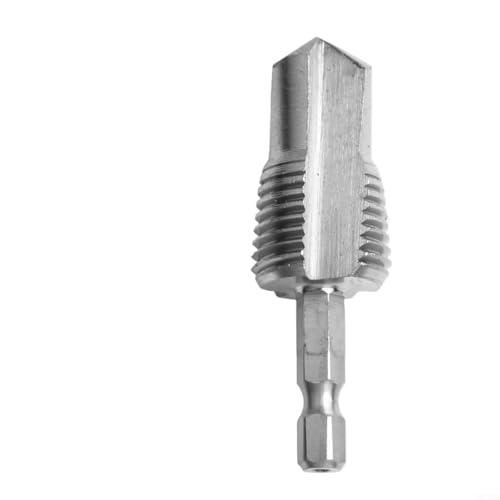 3-in-1-Gewindebohrer mit drei Klingen für PPR-Rohrreparatur – Gewindeschneidbohrer-Erweiterungswerkzeug für sechseckige 4-Punkt-Wasserrohre, 20 mm, 25 mm Metall-Bit-Set (20 mm) von Bulevisiter