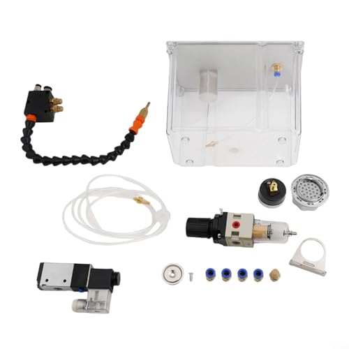 3L Schmierspray Kühler Kühlmittelpumpe Ölnebelsprüher mit vollständig versiegeltem Werkzeugkühlsystem, starker Magnetfuß, Druckregler und (24 V) von Bulevisiter