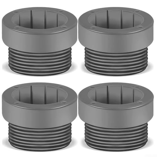 4-teiliges Stabilisator-Set für Pool-Schirme sorgt für Stabilität auf der Terrasse im Freien (grau) von Bulevisiter