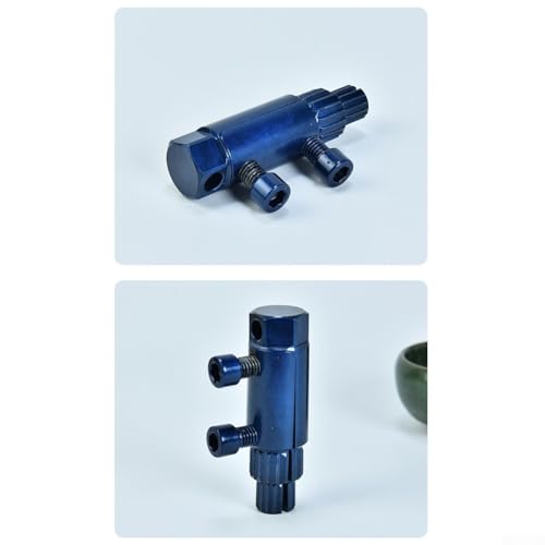 Abzieher für gebrochene Rohre für Eckventil, 20 mm, 25 mm, Wasserhahn, umgekehrtes Gewinde, Schraubenentferner, Metalldraht, Handwerkzeug für Sanitärreparatur, Blau, Silber (blau) von Bulevisiter