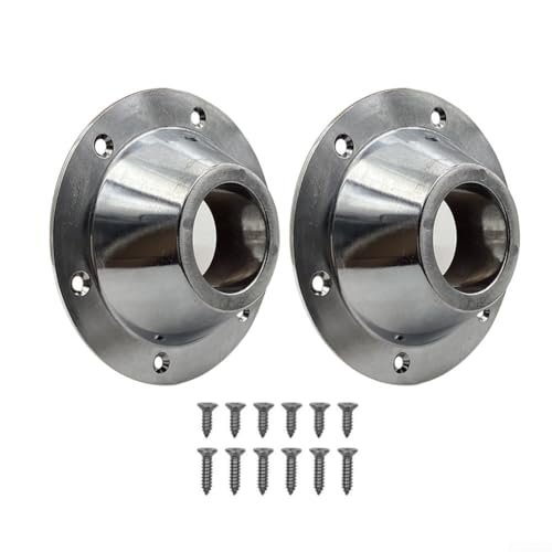 Aluminium-Tischbein-Basis, Wohnmobil-Tischhalterung, Wohnmobil-Tischbein mit abnehmbarer Multi-Winkel-Rotation für sichere Wohnmobil- und Boot-Tischmontage (Silber) von Bulevisiter