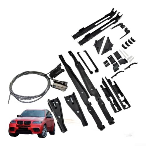 Auto ABS Panorama Sonnendach Reparatursatz Kabel Schwarz für BMW X5 E70 F15 sowie X3 E83 E53 Ersatz kompatibel mit OE 54137118849 54107278144 von Bulevisiter