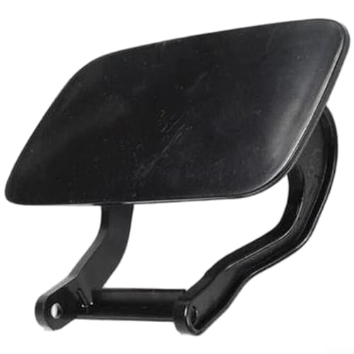 Autoscheinwerfer-Waschwasser-Abdeckkappe vorne links, kompatibel mit A5 2012-2017, schwarzer Kunststoff, direkter Ersatz, Wassersprühdüsenabdeckungskomponente von Bulevisiter