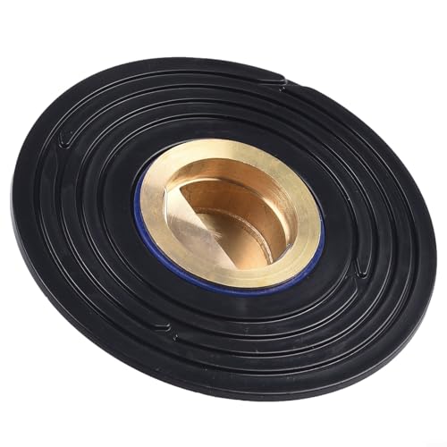 Badezimmer Bodenablauf Waschbecken Drainage Filter Bodenablauf Waschbecken Sieb Schnelle Entwässerung Dusche Rückflussverhinderer Filter Kunststoff Kupfer Schwarz Weiß Badezimmer (Schwarz-Kupferkern) von Bulevisiter
