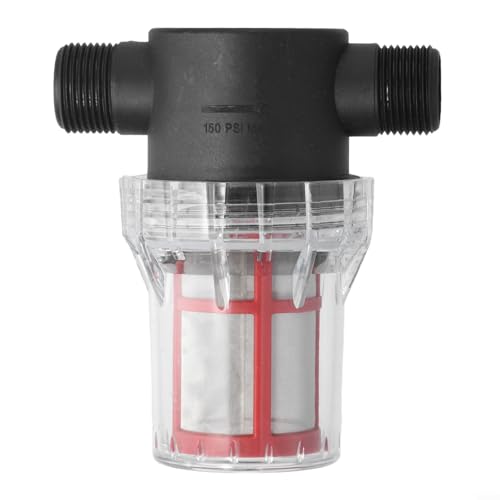 Bulevisiter 3/4 Zoll Wasserpumpe Sieb Filter, Rohr Wasserpumpe Sieb mit 200 Mesh, 304 Edelstahl Sieb für Outdoor Gartenbewässerung von Bulevisiter