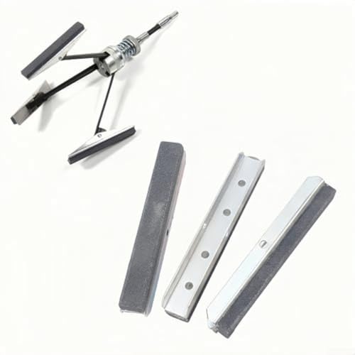 Bulevisiter 3-teiliges Motorzylinder-Schleifstein-Set mit 3-armigen Honsteinen, für Automobil-Zylinder-Honung und Glätten, hochfeste Schleifwerkzeuge (10,2 cm) von Bulevisiter