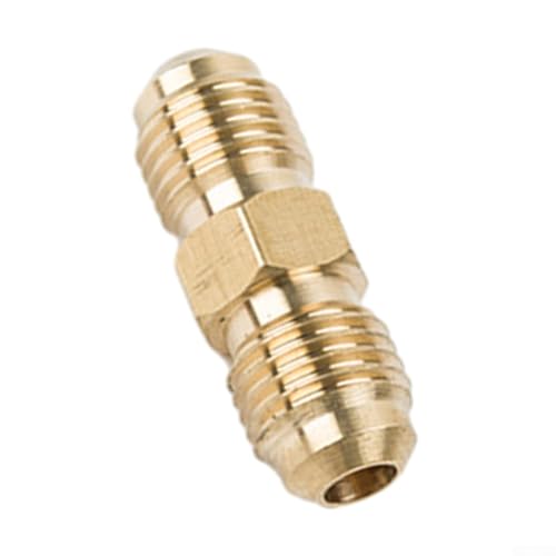 Bulevisiter Gasschlauchverbinder 1/4 Zoll Linksgewinde Doppelnippel Kupplung Messing Propan Fitting Konische Dichtung Design für Gasgeräte 3er-Pack Bulevisiter Gasschlauchverbinder 1/4 Zoll Linksgewinde Doppelnippel Kupplung Messing Propan Fitting Konische Dichtung Design für Gasgeräte 3er-Pack von Bulevisiter