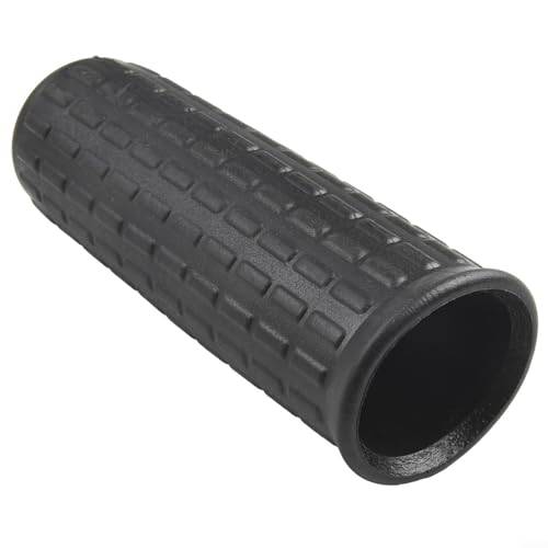 Bulevisiter Gummigriffe für Schubkarren, 30 mm Innendurchmesser, rutschfester gerillter Griff, Ersatz für runde Rohre, wetterfeste, schwarze Gummiabdeckungen für Garten (122 x 32 mm), 2 Stück von Bulevisiter