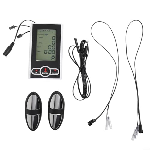 Bulevisiter Heimtrainer, LCD-Display, Tachometer mit Herzfrequenzsensor, für stationäres Fahrrad, Ellipsentrainer, digitaler Entfernungsmesser, Zeit, Geschwindigkeit, Kalorienzähler Bulevisiter Heimtrainer, LCD-Display, Tachometer mit Herzfrequenzsensor, für stationäres Fahrrad, Ellipsentrainer, digitaler Entfernungsmesser, Zeit, Geschwindigkeit, Kalorienzähler von Bulevisiter