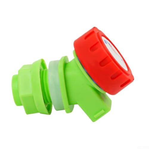 Bulevisiter Kunststoffknopf Typ Camping Tank Wasserhahn Ersatz Wasserhahn für Outdoor Saftflasche oder Wassereimer, auslaufsicherer Kunststoffzapfhahn mit einfacher Installation u von Bulevisiter