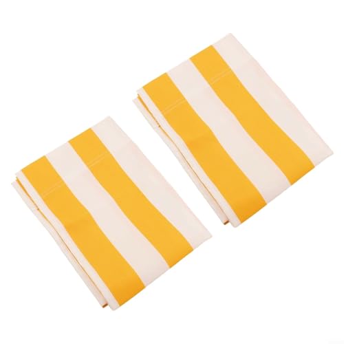 Bulevisiter Outdoor Strandkorb Stoffbezug Wasserdicht Schnell Trocknendes Polyester Material für Sonnenliegen, Liegestühle, Terrasse, Gartenmöbel, 120 x 45 cm (2 Stück) von Bulevisiter