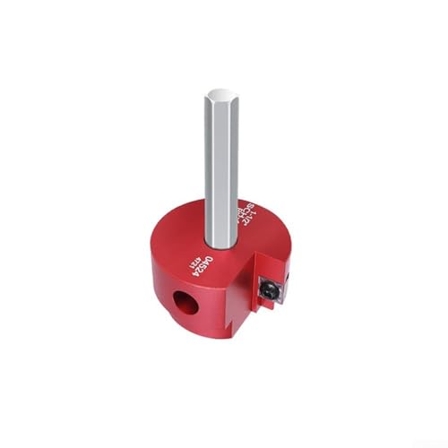 Bulevisiter PVC-Rohrverschraubungs-Kit, ausgewogene Klinge, PVC-Rohrreibahle-Set mit Hartmetall-Einsätzen, Nabenschutzwerkzeug aus Aluminiumlegierung für Zeitplan PVC, CPVC (3,8 cm) von Bulevisiter