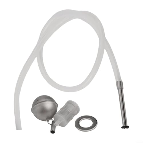 Bulevisiter Schwimmender Tauchrohrfilter aus Edelstahl mit Silikonschlauch für selbstgebrautes Bierfass Kugelverriegelung Anschluss Homebrewing Supplies Fermentation Zubehör von Bulevisiter