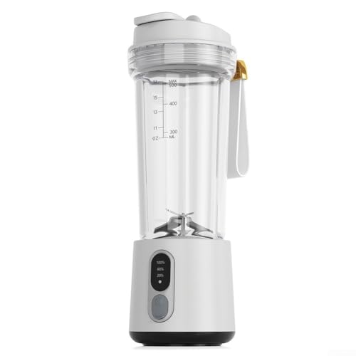 Bulevisiter Vielseitiger Küchenmixer mit automatischer Reinigungsfunktion, benutzerfreundliche Oberfläche für Smoothies, Pürees, Hacken (5 bis 5 A weiß) von Bulevisiter
